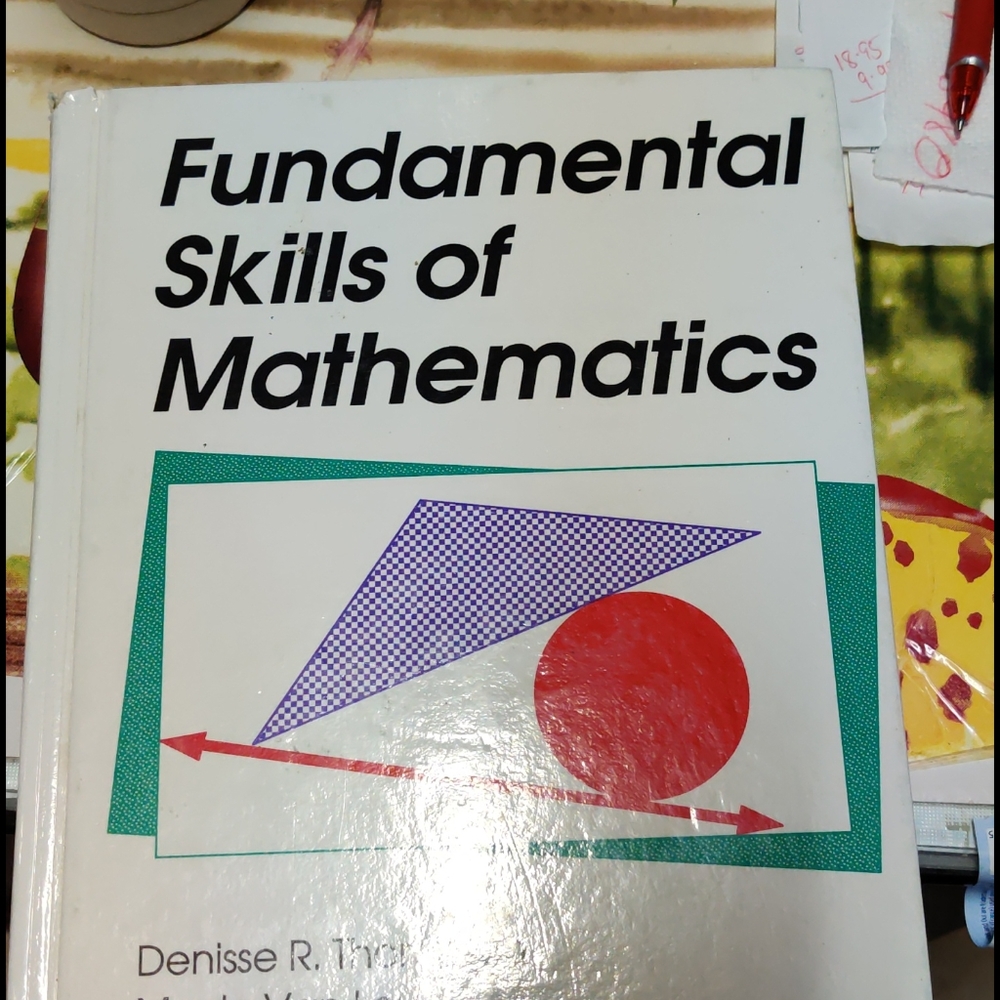 Fundamental skills of mathematic book